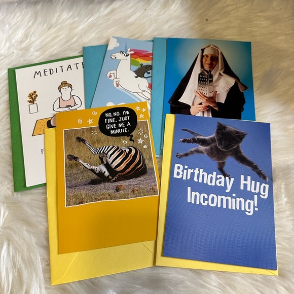 🧡10/$10 Assorted Humorous Greeting Cards Set - Picture 1 of 2